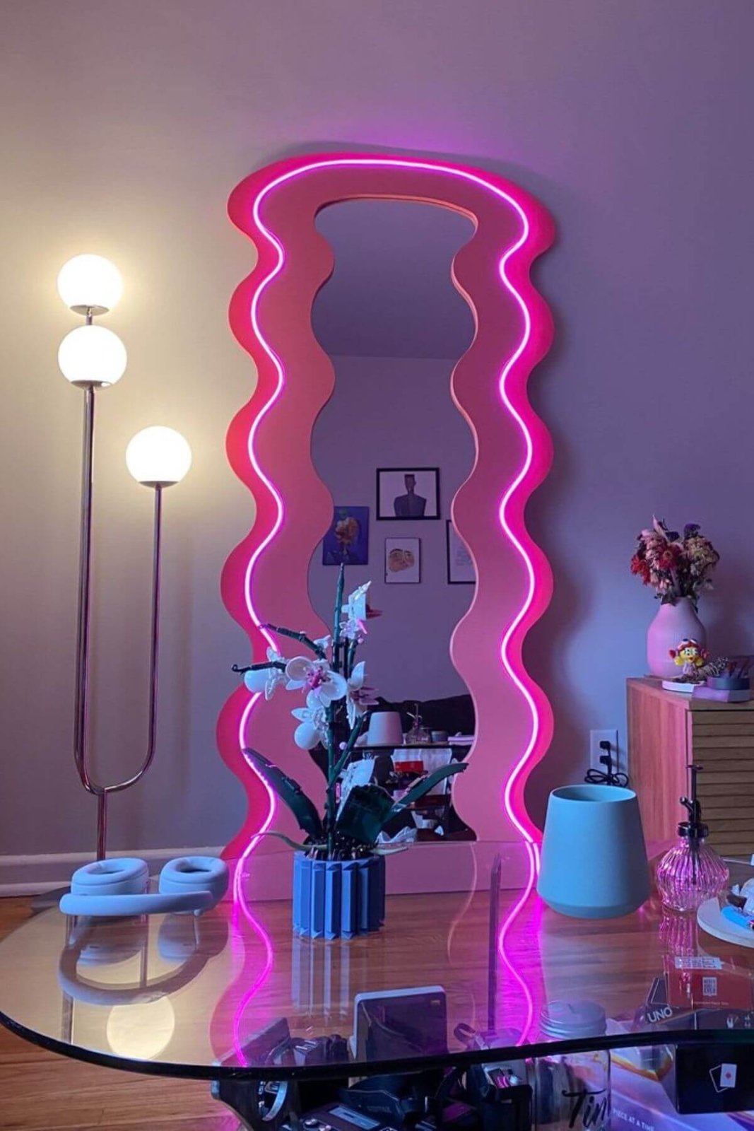 NAIROBI | Miroir Néon Tendance - BOHEME