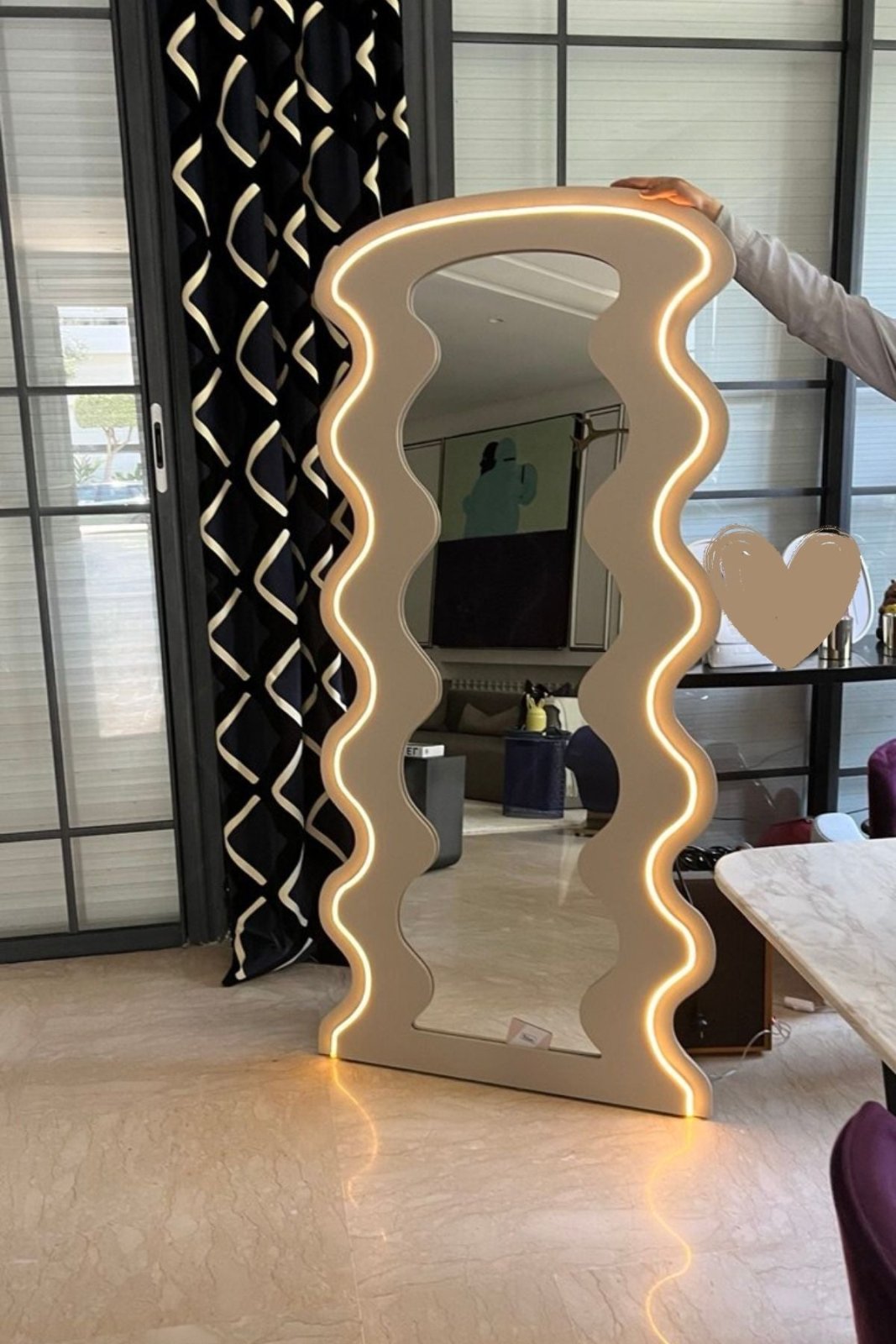 NAIROBI | Miroir Néon Tendance - BOHEME