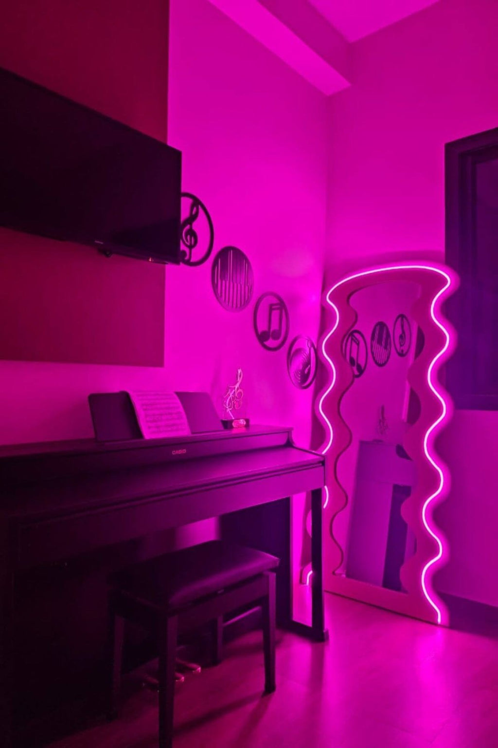 NAIROBI | Miroir Néon Tendance - BOHEME